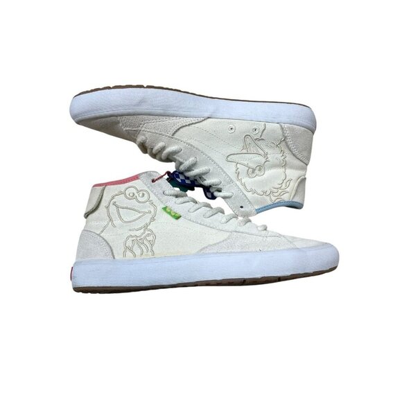 VANS Sesame Street x The Lizzie Embroidered Characters Mens 8 Women 9.5 Limited - Picture 2 of 12